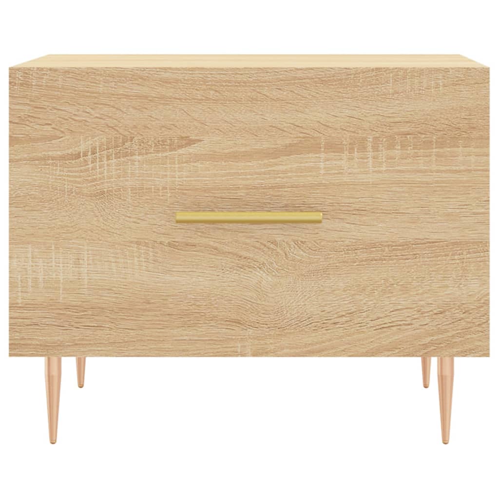 Sofaborde 2 stk Sonoma eg 50x50x40 cm træmateriale