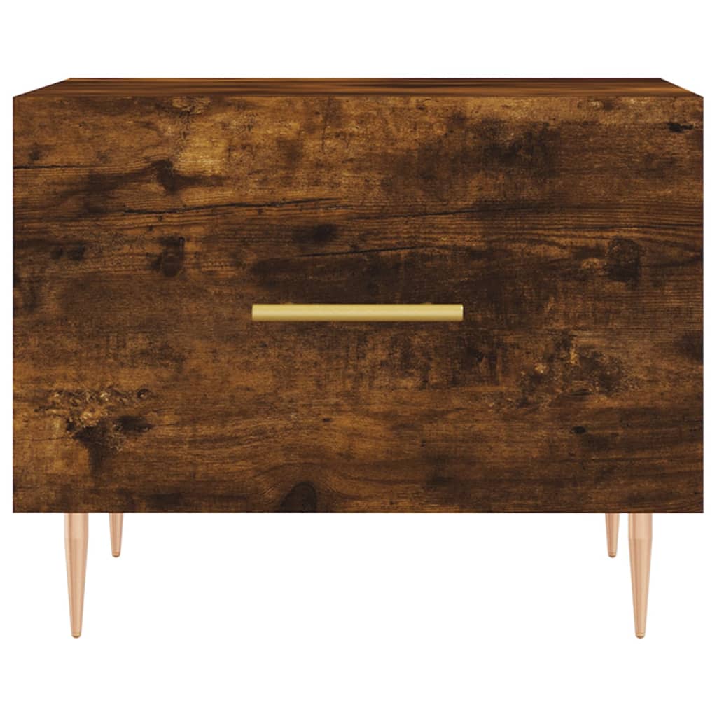 Sofabord røget eg 50x50x40 cm træmateriale
