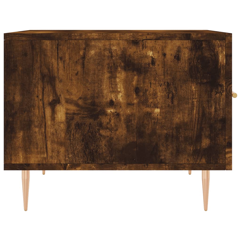 Sofaborde 2 stk Røget eg 50x50x40 cm træmateriale