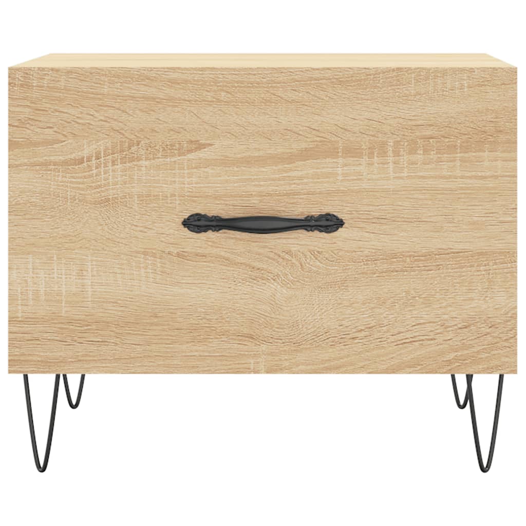 Sofaborde 2 stk Sonoma eg 50x50x40 cm træmateriale