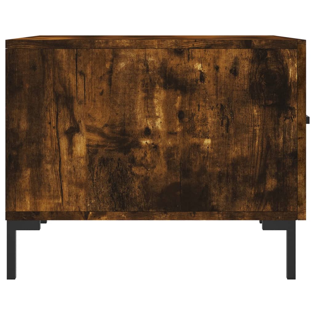 Sofabord røget eg 50x50x40 cm træmateriale