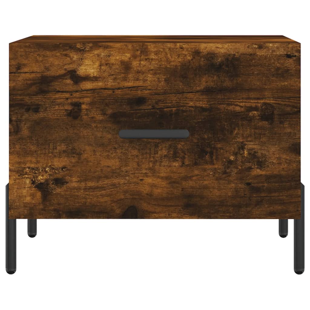 Sofabord røget eg 50x50x40 cm træmateriale