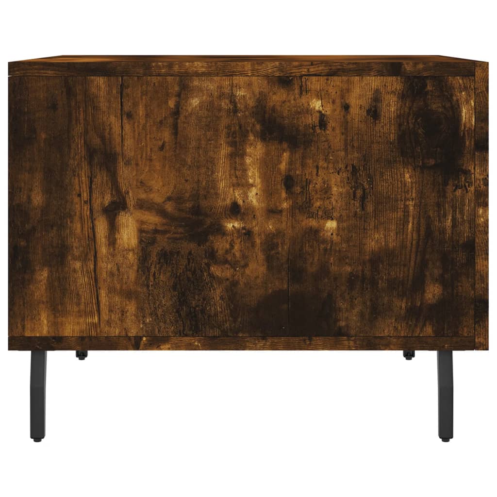 Sofaborde 2 stk Røget eg 50x50x40 cm træmateriale