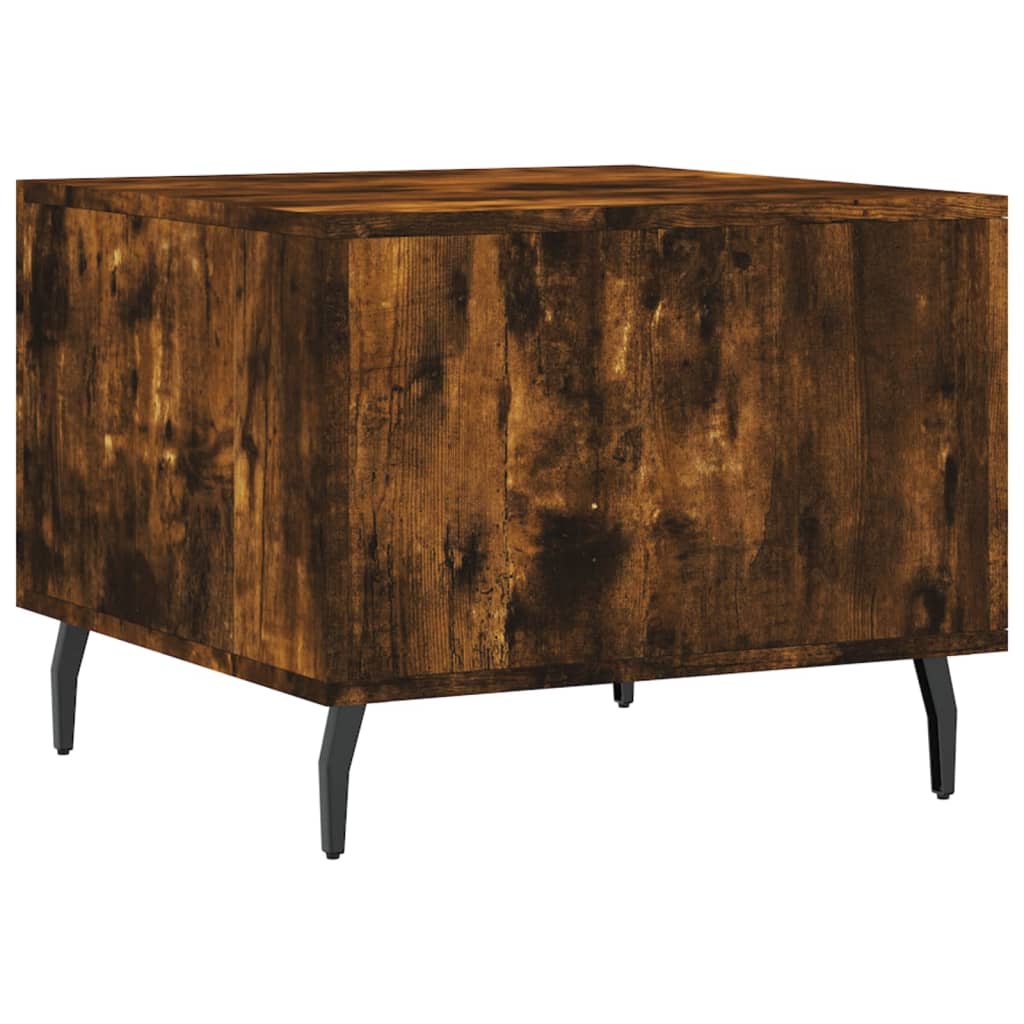 Sofaborde 2 stk Røget eg 50x50x40 cm træmateriale
