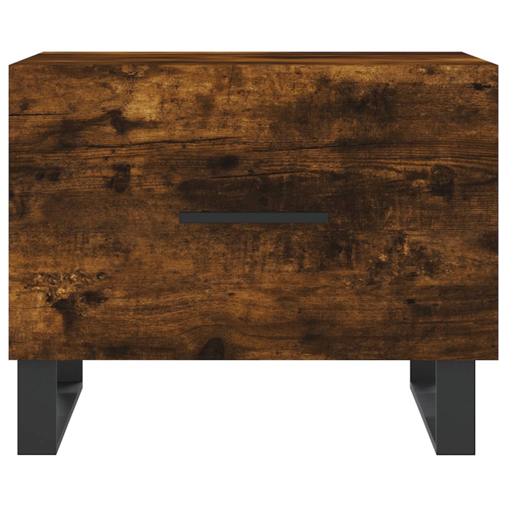 Sofabord røget eg 50x50x40 cm træmateriale