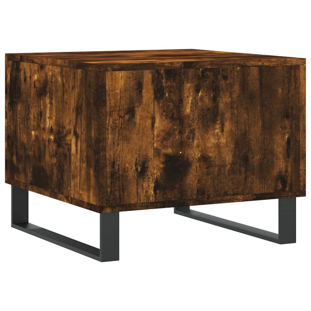 Sofabord røget eg 50x50x40 cm træmateriale