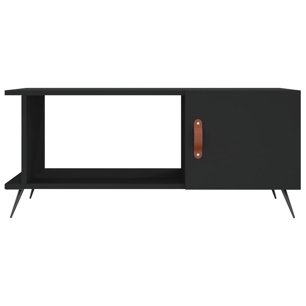 Sofabord Sort 90x50x40 cm Træ Materiale