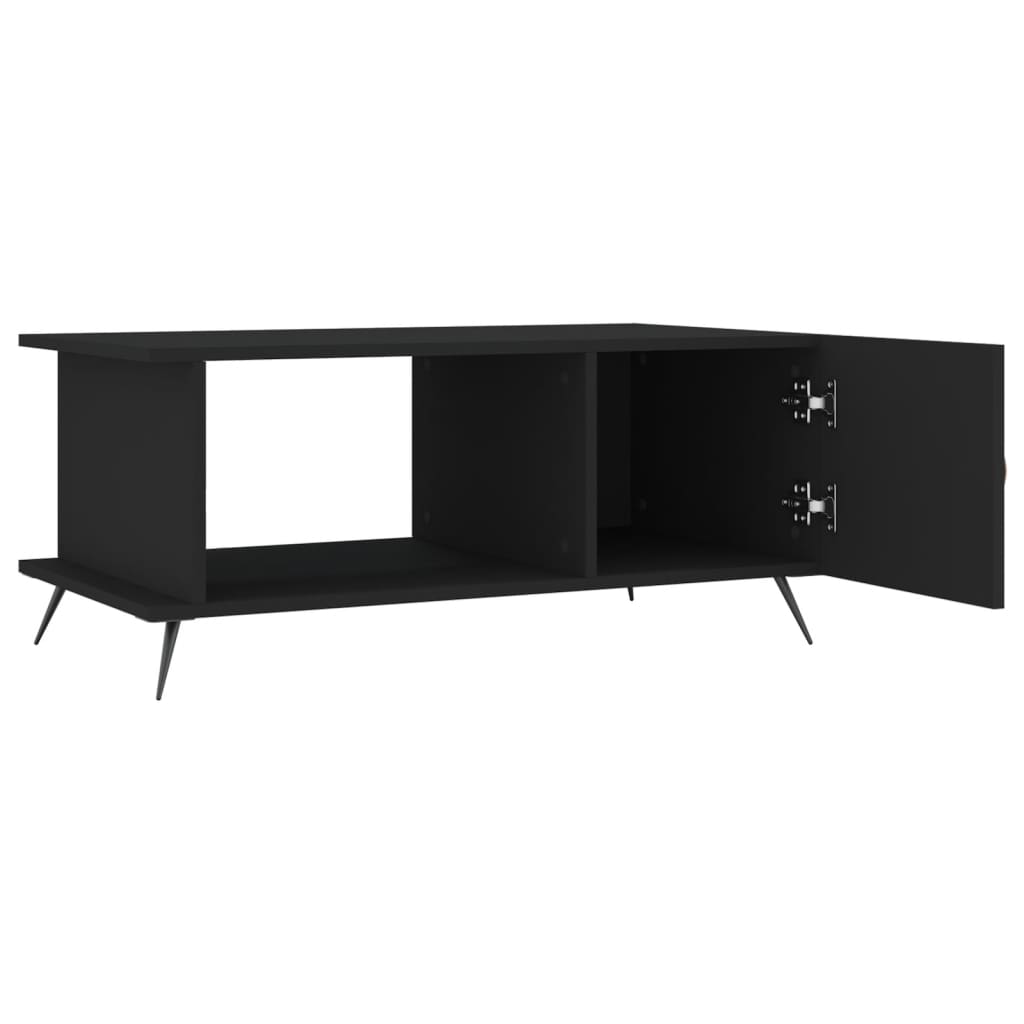 Sofabord Sort 90x50x40 cm Træ Materiale