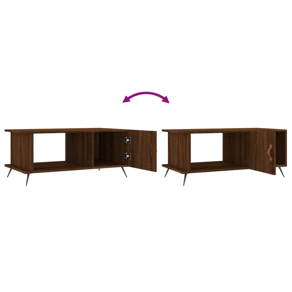 Sofabord Brun Eg Look 90x50x40 cm Træmateriale
