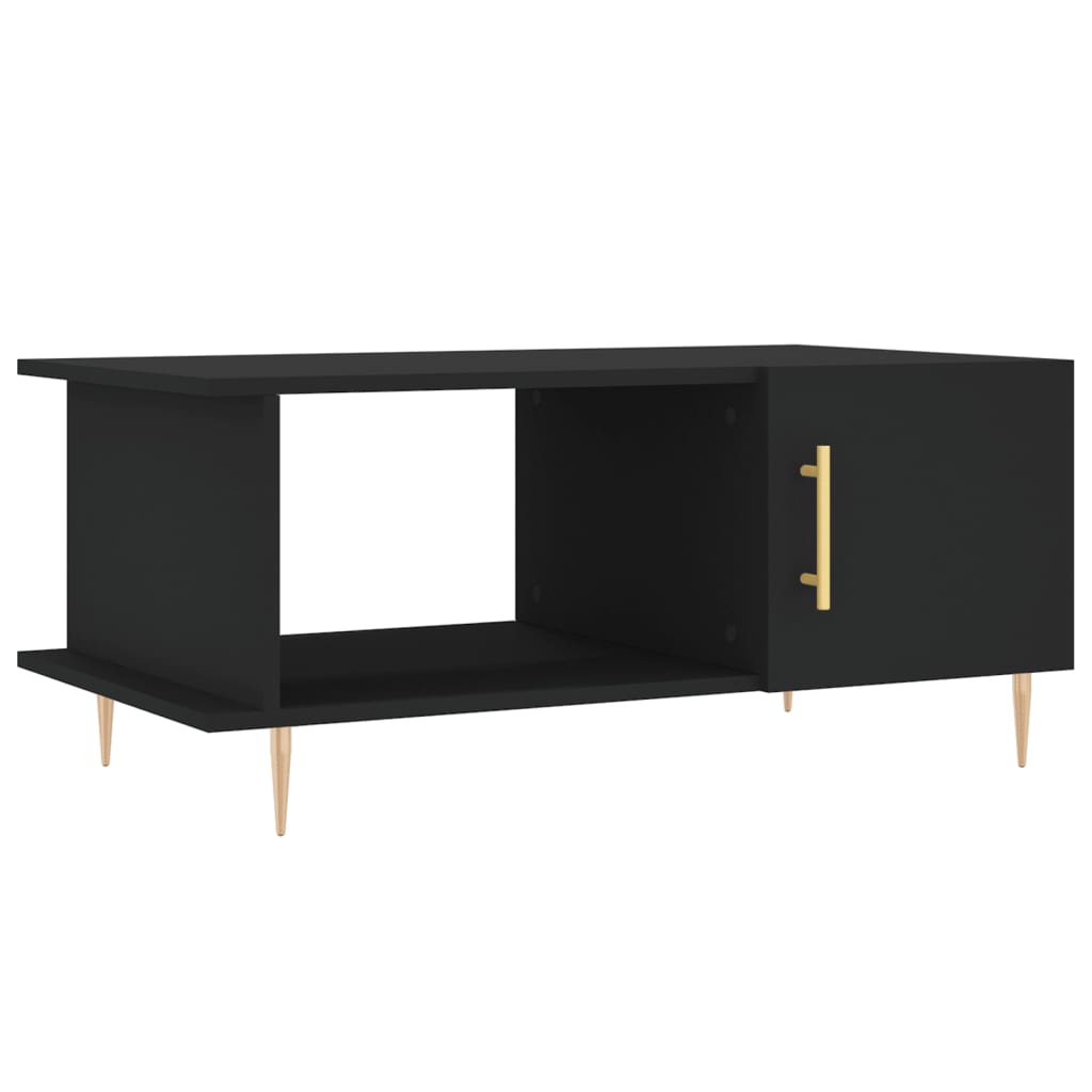 Sofabord Sort 90x50x40 cm Træ Materiale