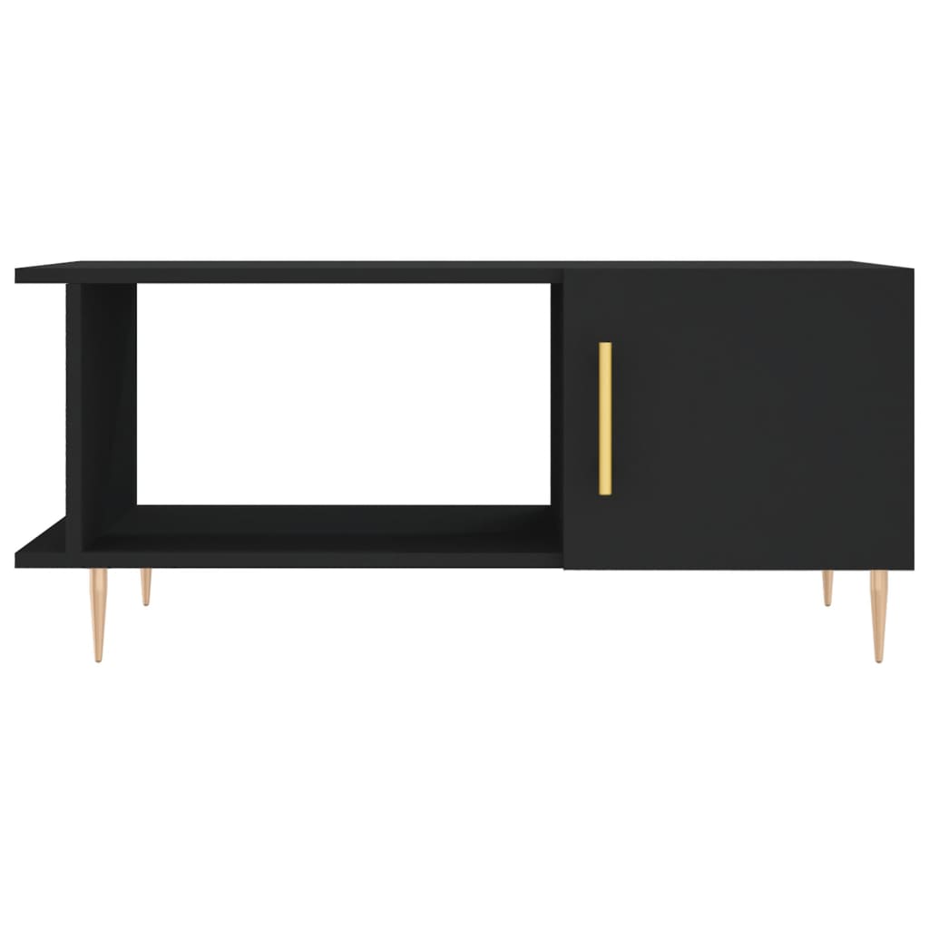 Sofabord Sort 90x50x40 cm Træ Materiale