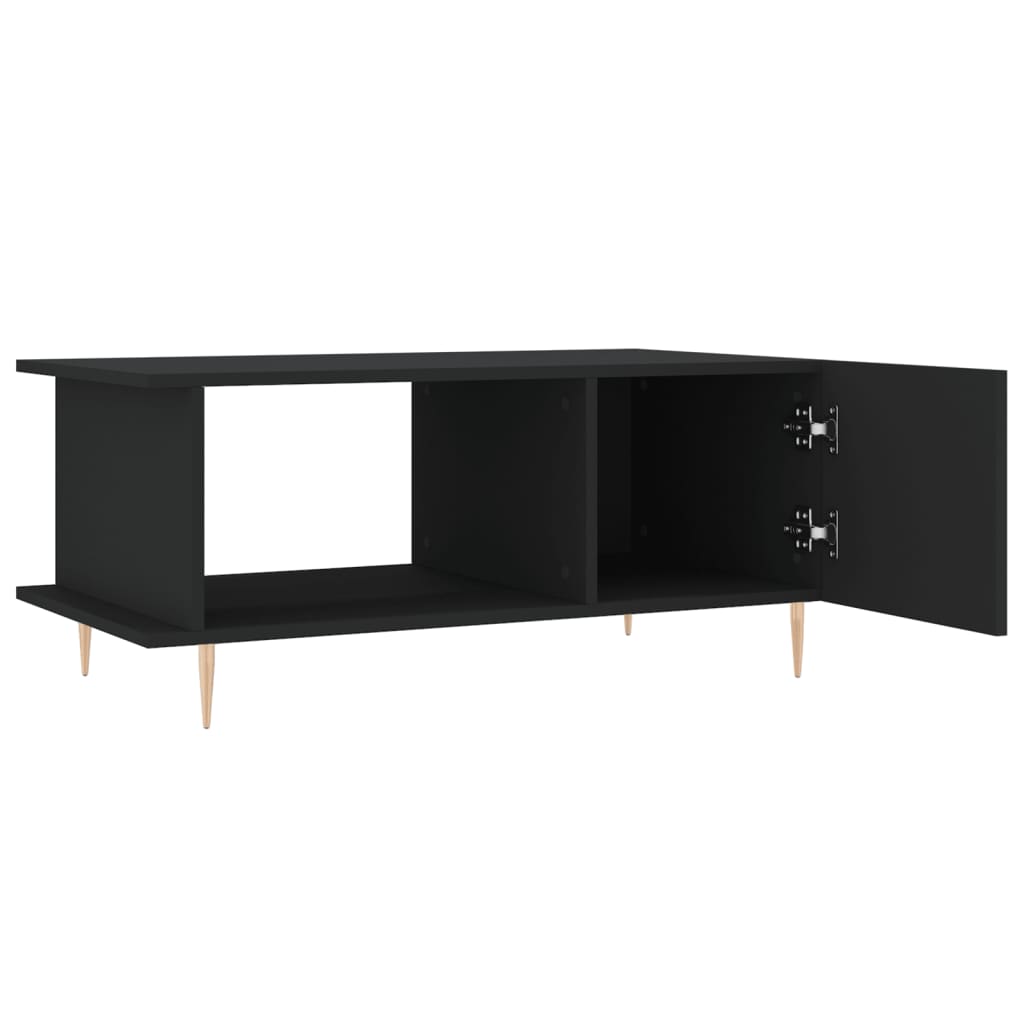 Sofabord Sort 90x50x40 cm Træ Materiale