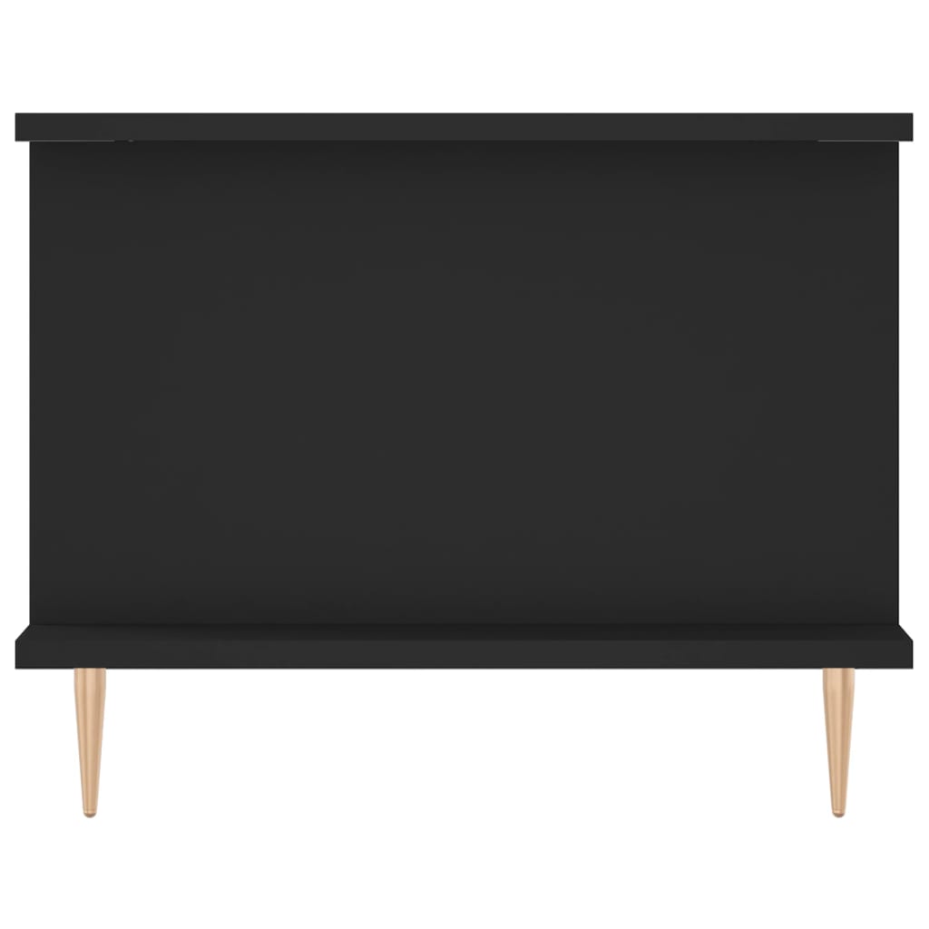 Sofabord Sort 90x50x40 cm Træ Materiale