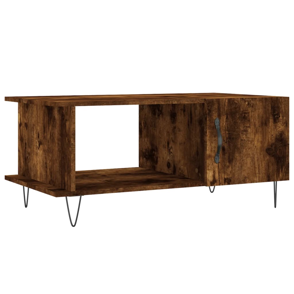 Sofabord røget eg 90x50x40 cm træmateriale