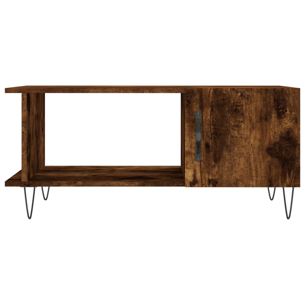 Sofabord røget eg 90x50x40 cm træmateriale