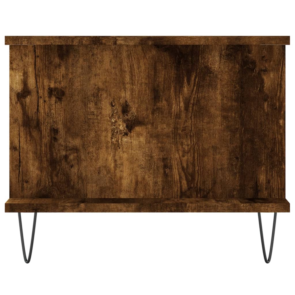 Sofabord røget eg 90x50x40 cm træmateriale