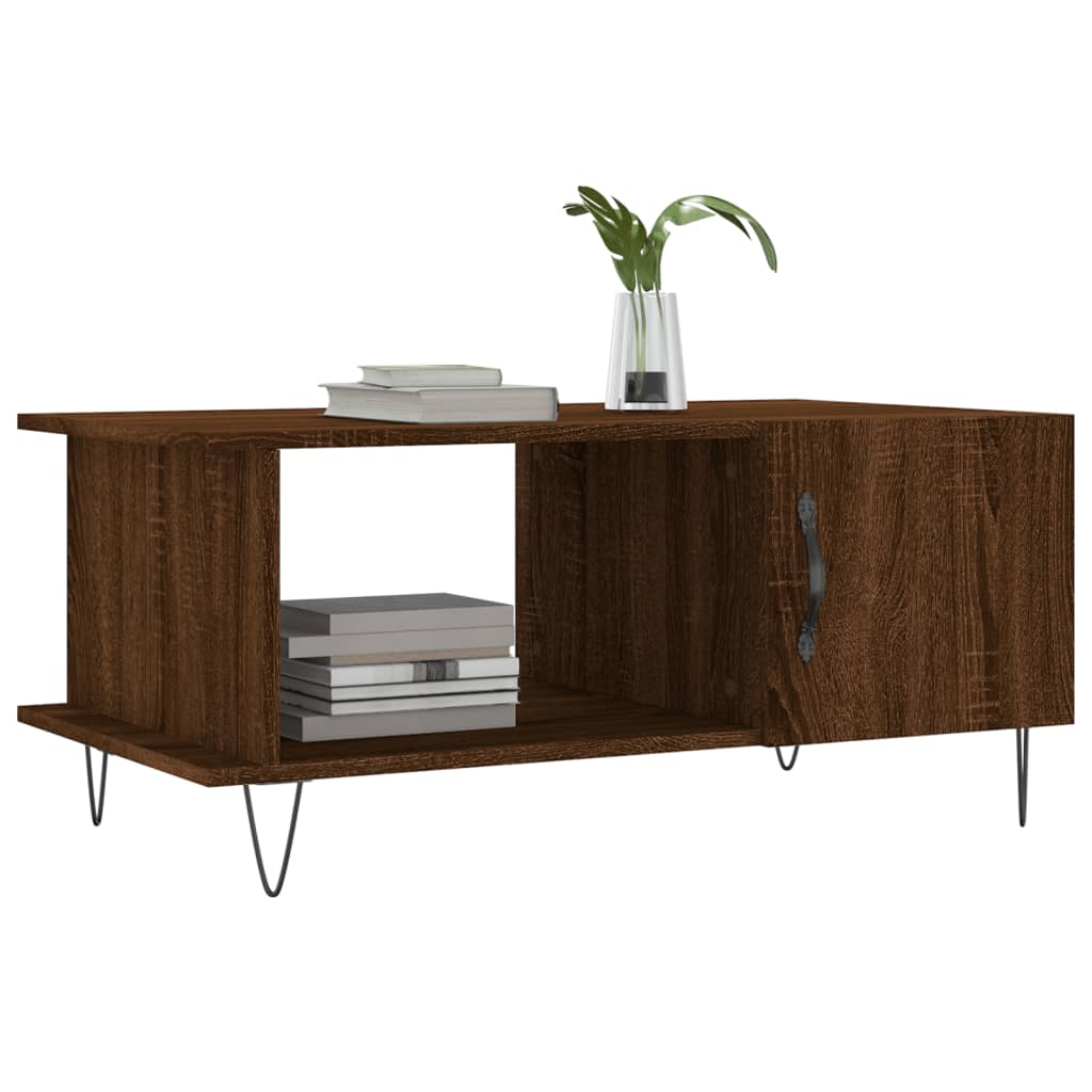 Sofabord Brun Eg Look 90x50x40 cm Træmateriale