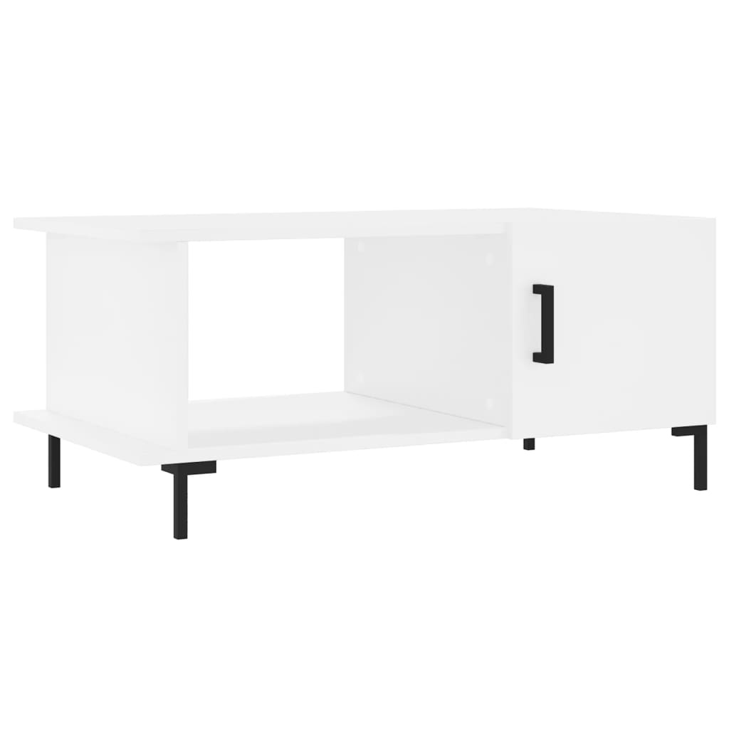 Sofabord Hvid 90x50x40 cm Træ Materiale