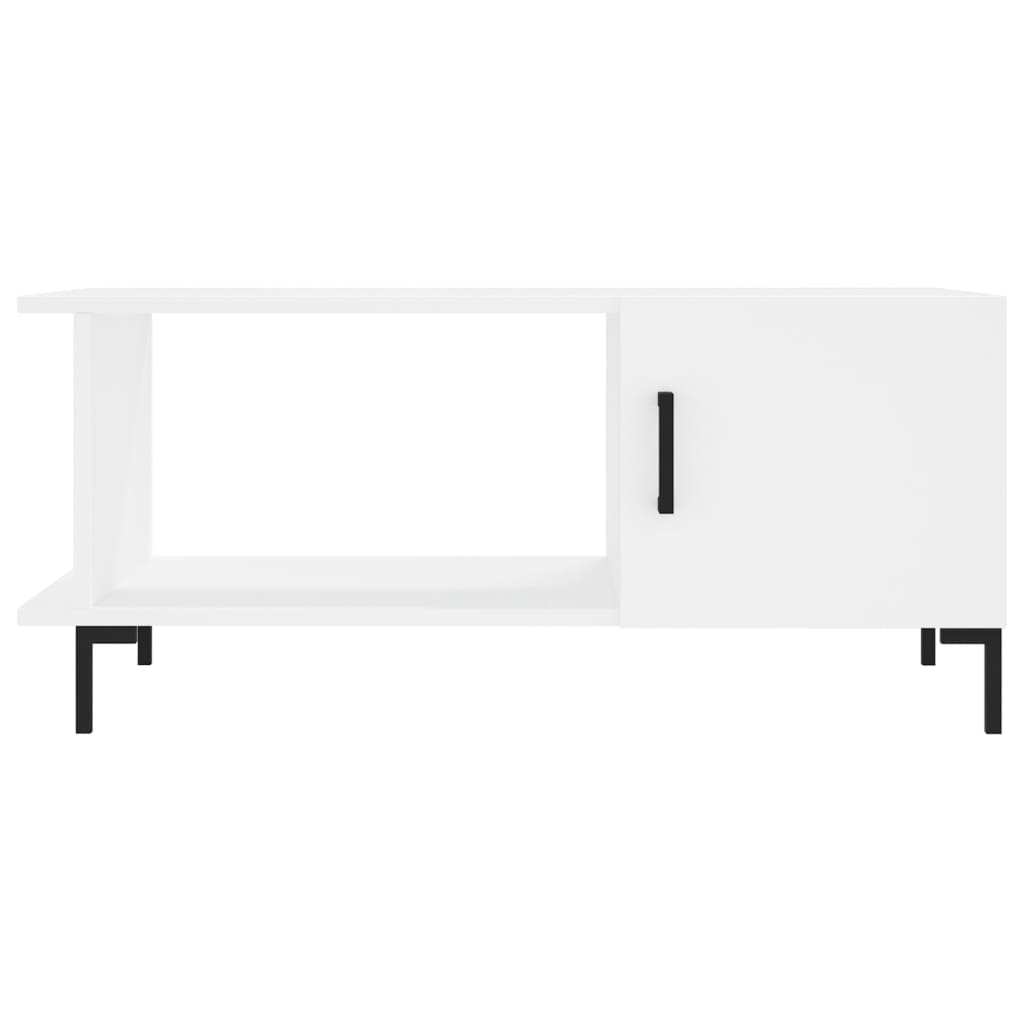 Sofabord Hvid 90x50x40 cm Træ Materiale