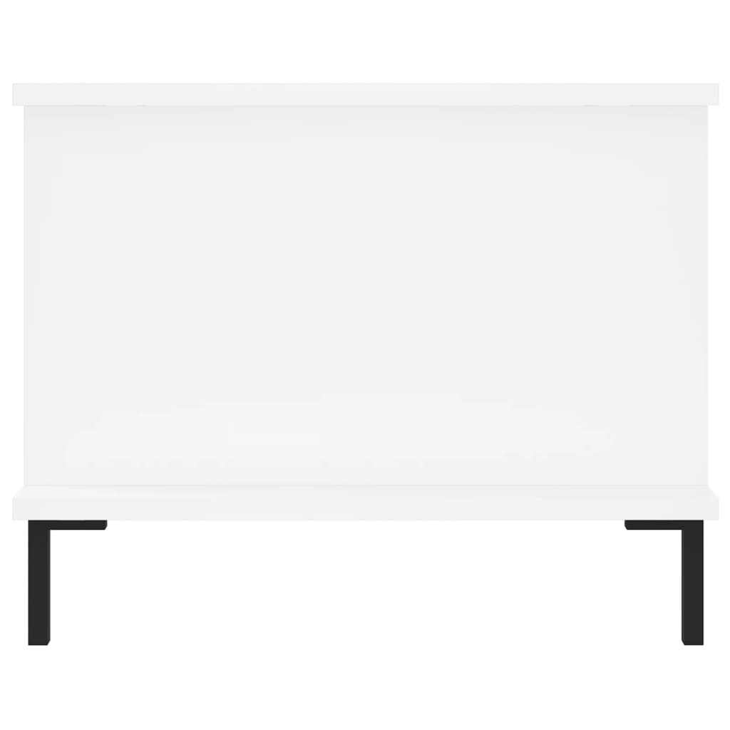 Sofabord Hvid 90x50x40 cm Træ Materiale