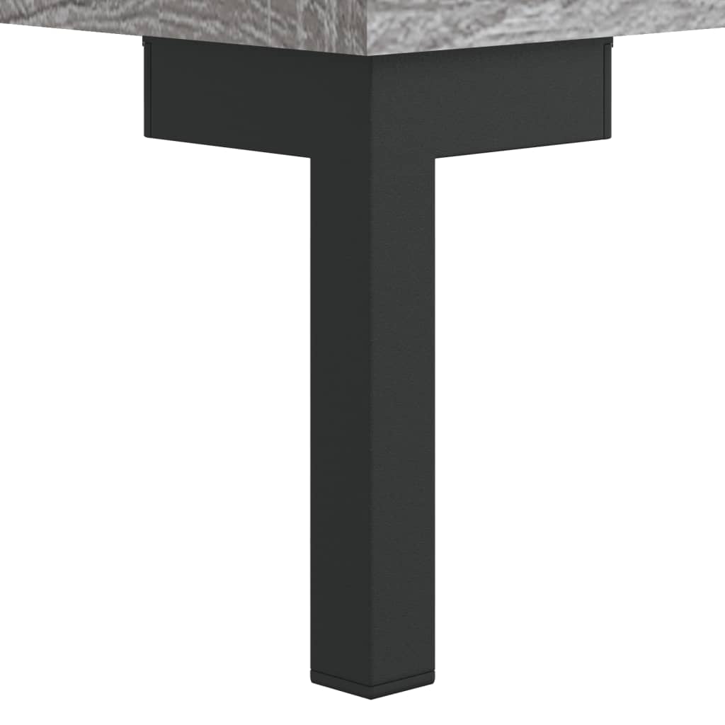 Sofabord Grå Sonoma 90x50x40 cm Træmateriale