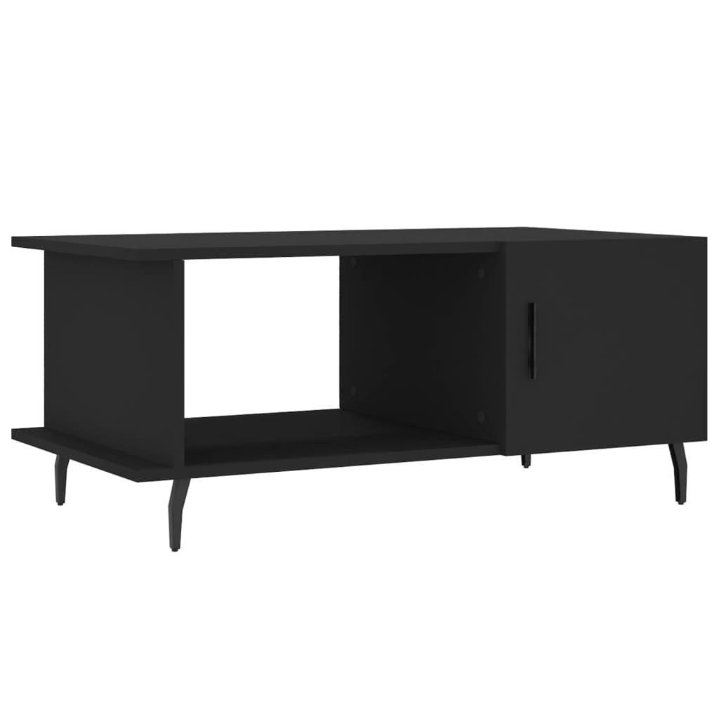 Sofabord Sort 90x50x40 cm Træ Materiale