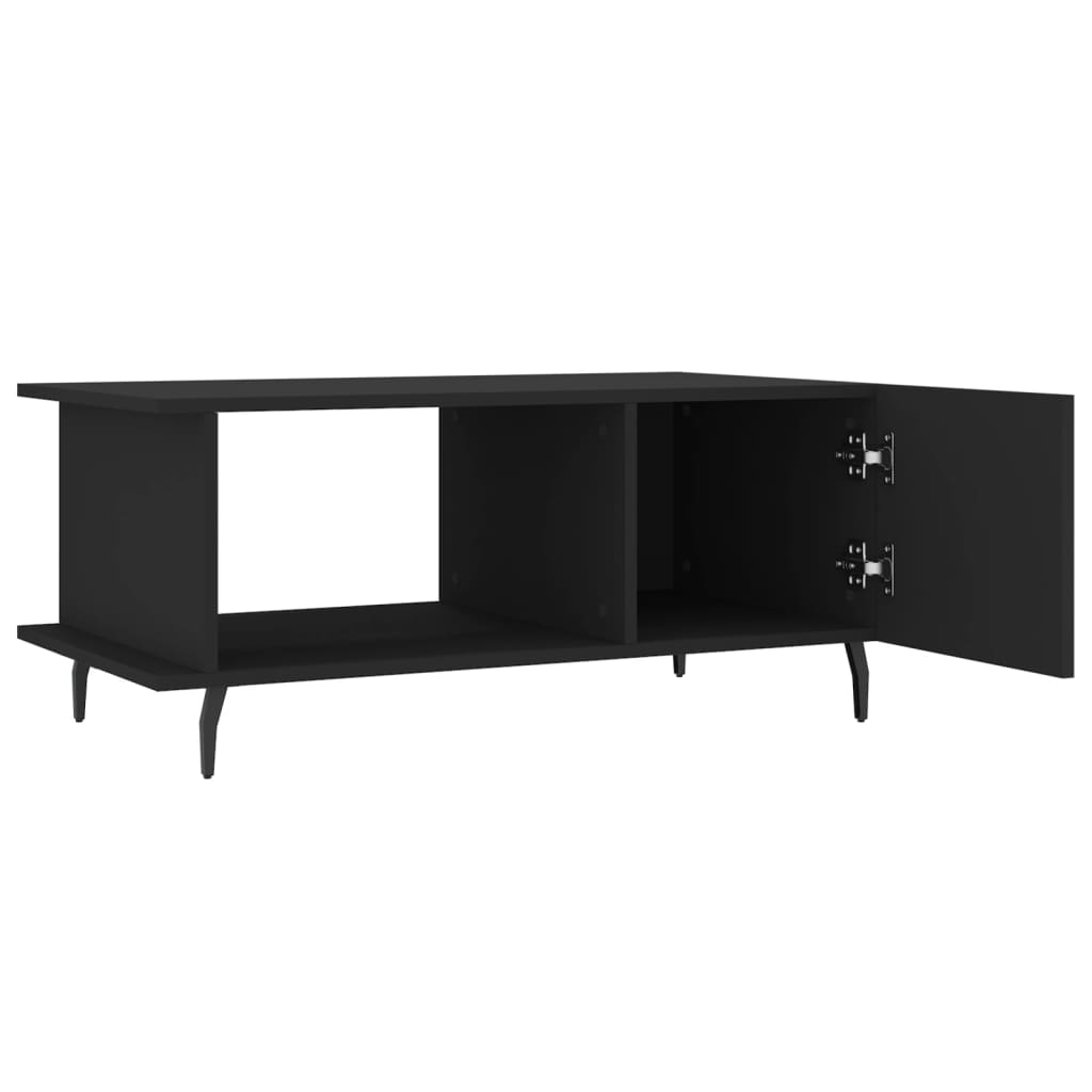 Sofabord Sort 90x50x40 cm Træ Materiale