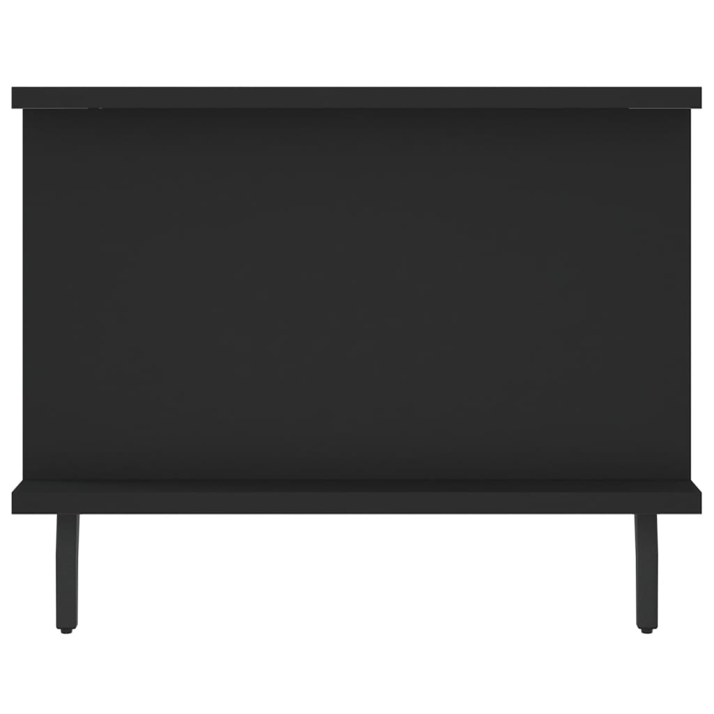 Sofabord Sort 90x50x40 cm Træ Materiale