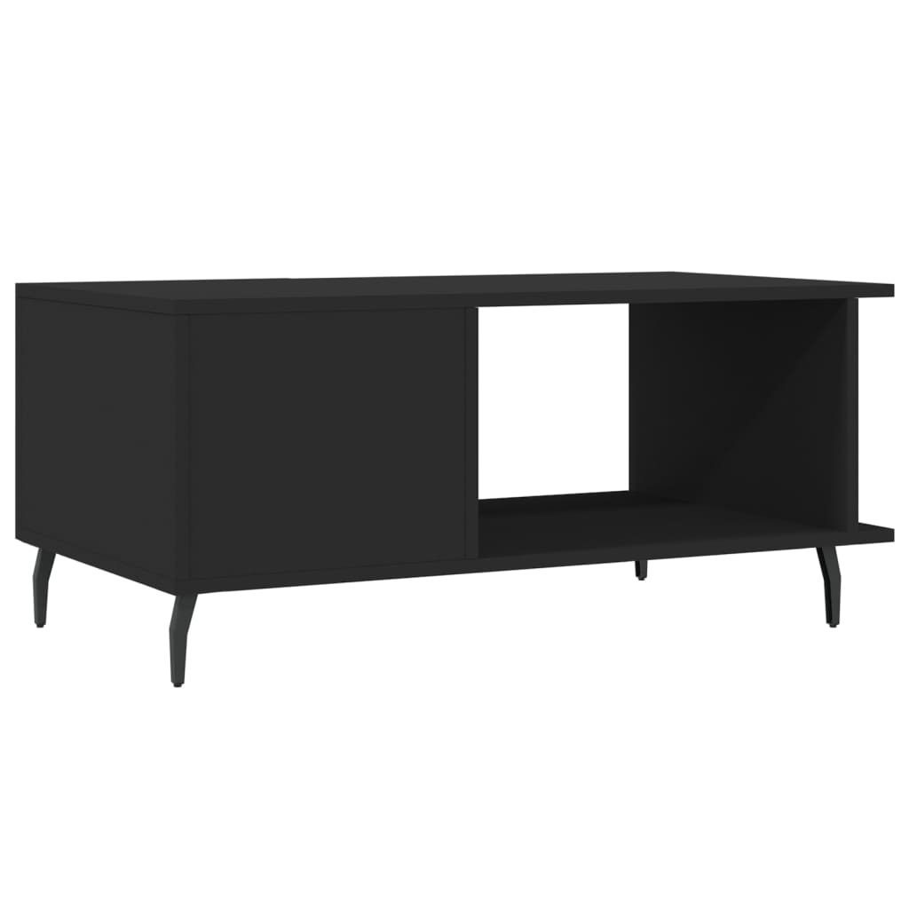 Sofabord Sort 90x50x40 cm Træ Materiale