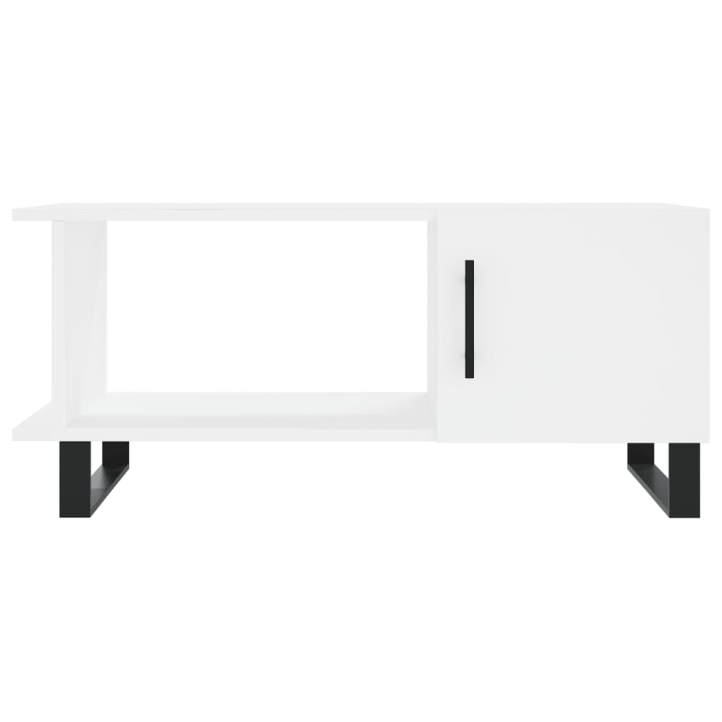 Sofabord Hvid 90x50x40 cm Træ Materiale