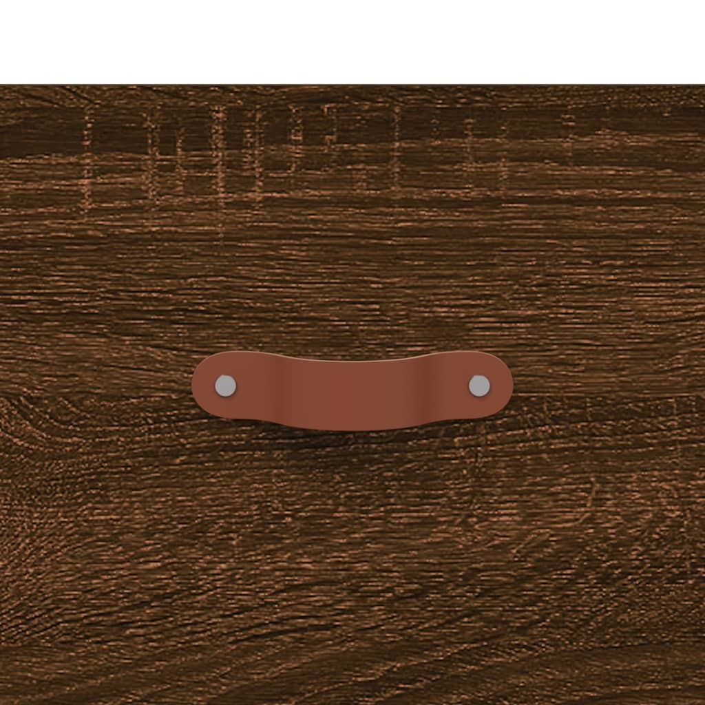 Highboard Brown Oak Look 69,5x31x115 cm Træmateriale