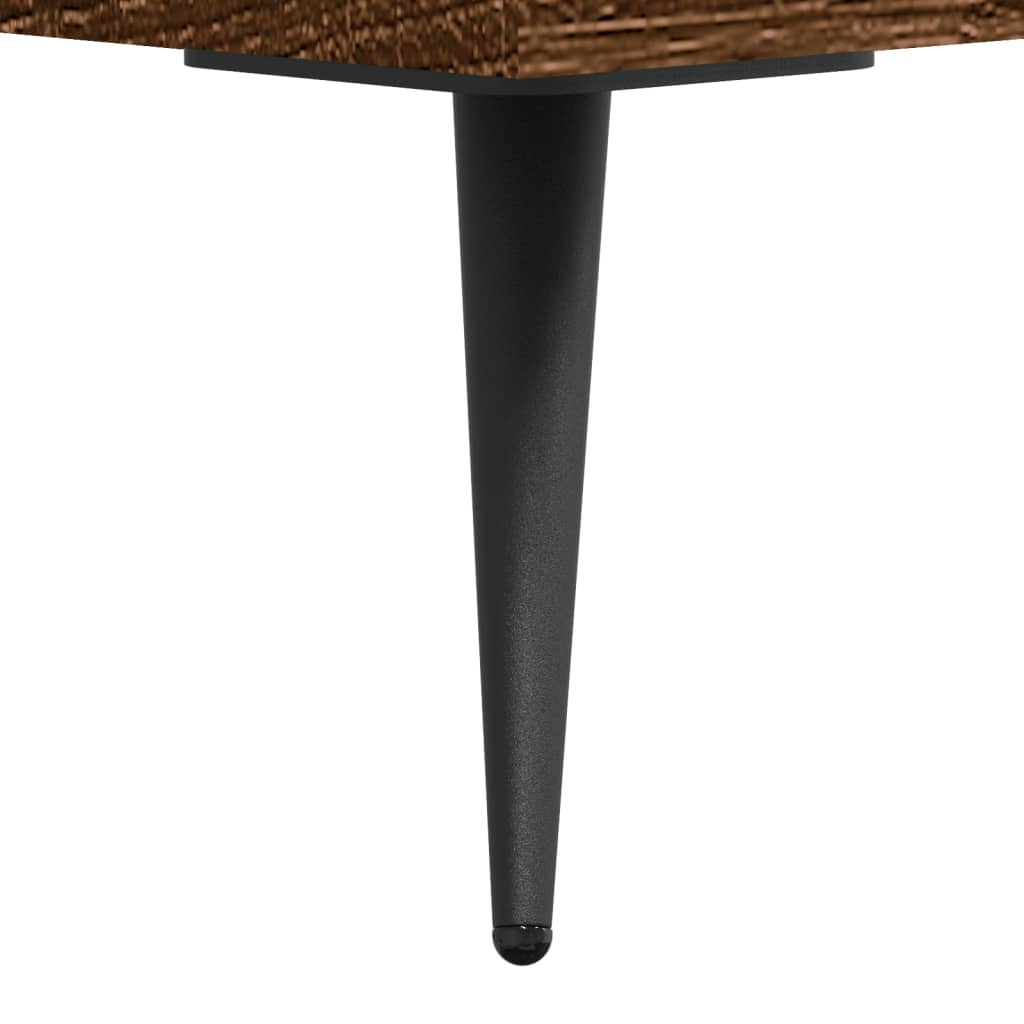 Highboard Brown Oak Look 69,5x31x115 cm Træmateriale