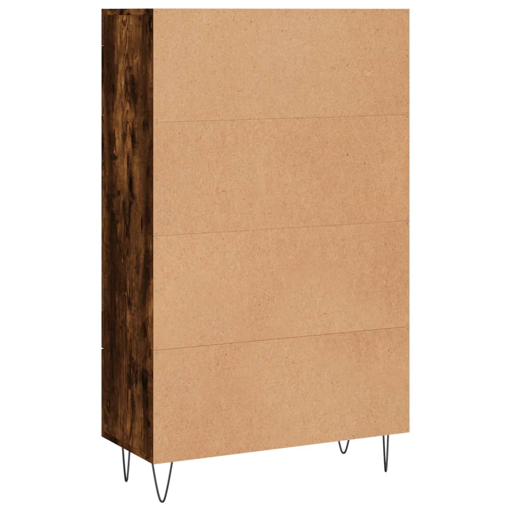 Highboard røget eg 69,5x31x115 cm træmateriale