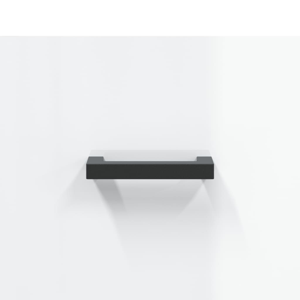 Highboard Højglans Hvid 69,5x31x115 cm Træmateriale