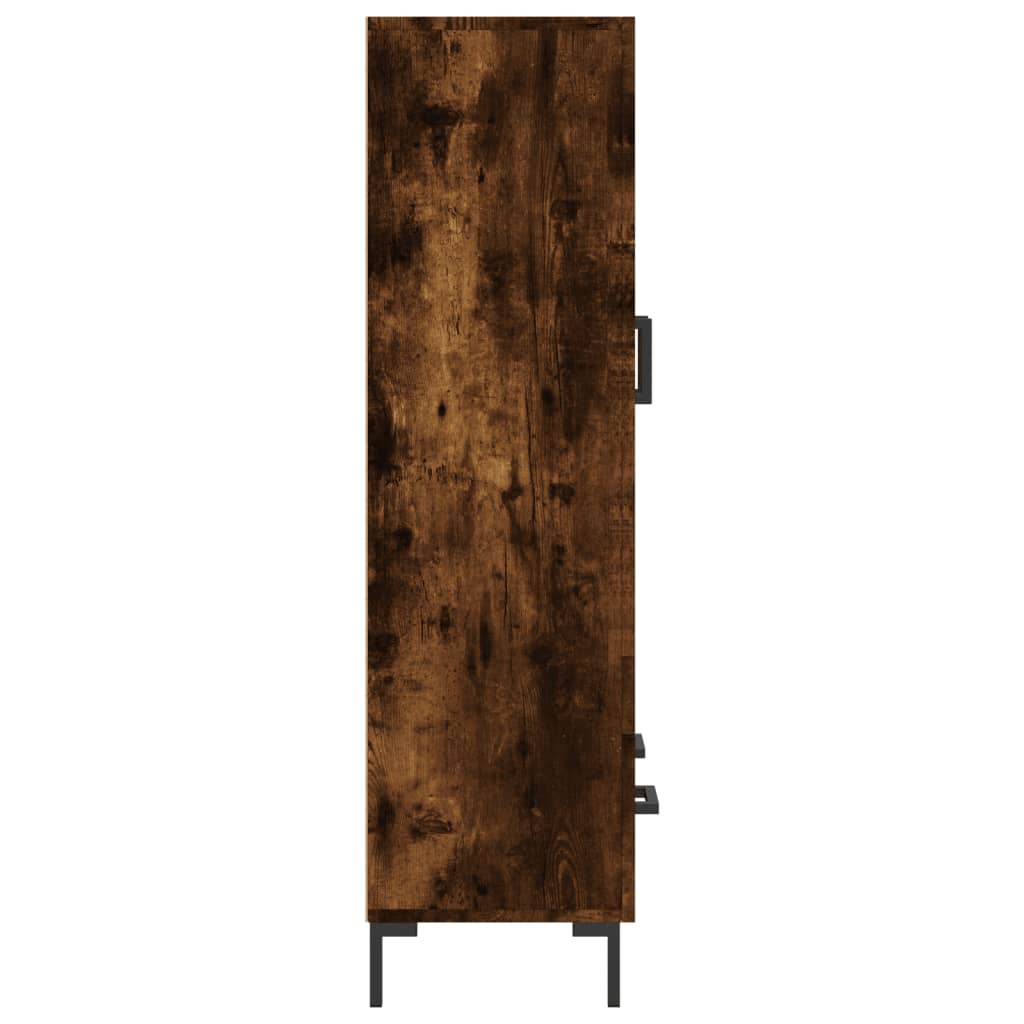 Highboard røget eg 69,5x31x115 cm træmateriale