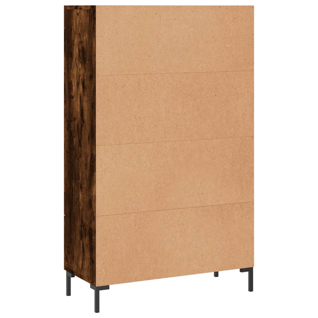 Highboard røget eg 69,5x31x115 cm træmateriale