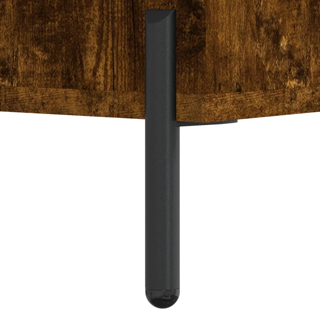 Highboard røget eg 69,5x31x115 cm træmateriale