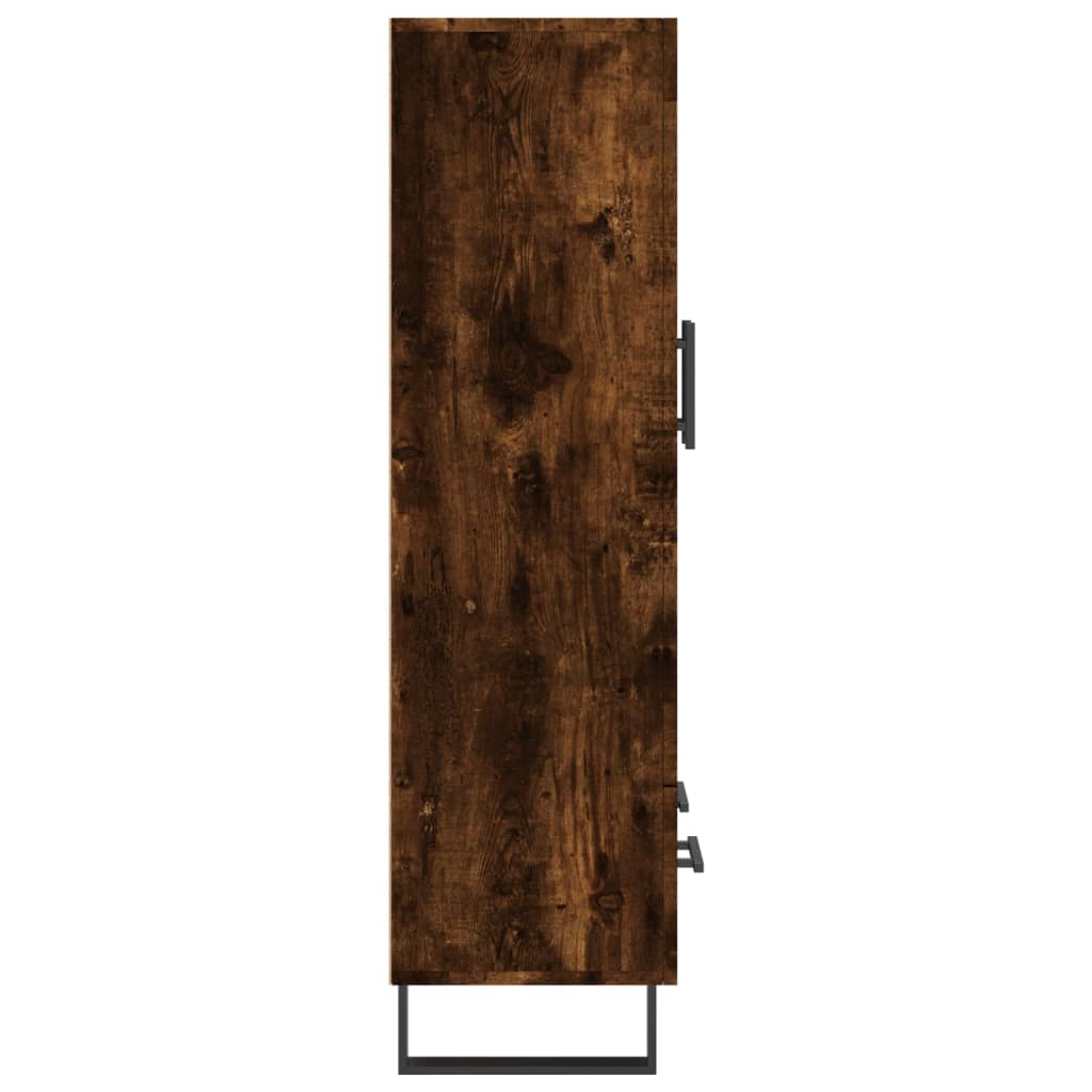 Highboard røget eg 69,5x31x115 cm træmateriale