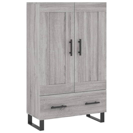 Highboard Grau Sonoma 69,5x31x115 cm Holzwerkstoff