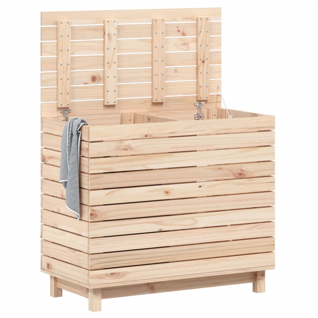 Vaskekasse 88,5x44x76 cm Massiv fyrretræ