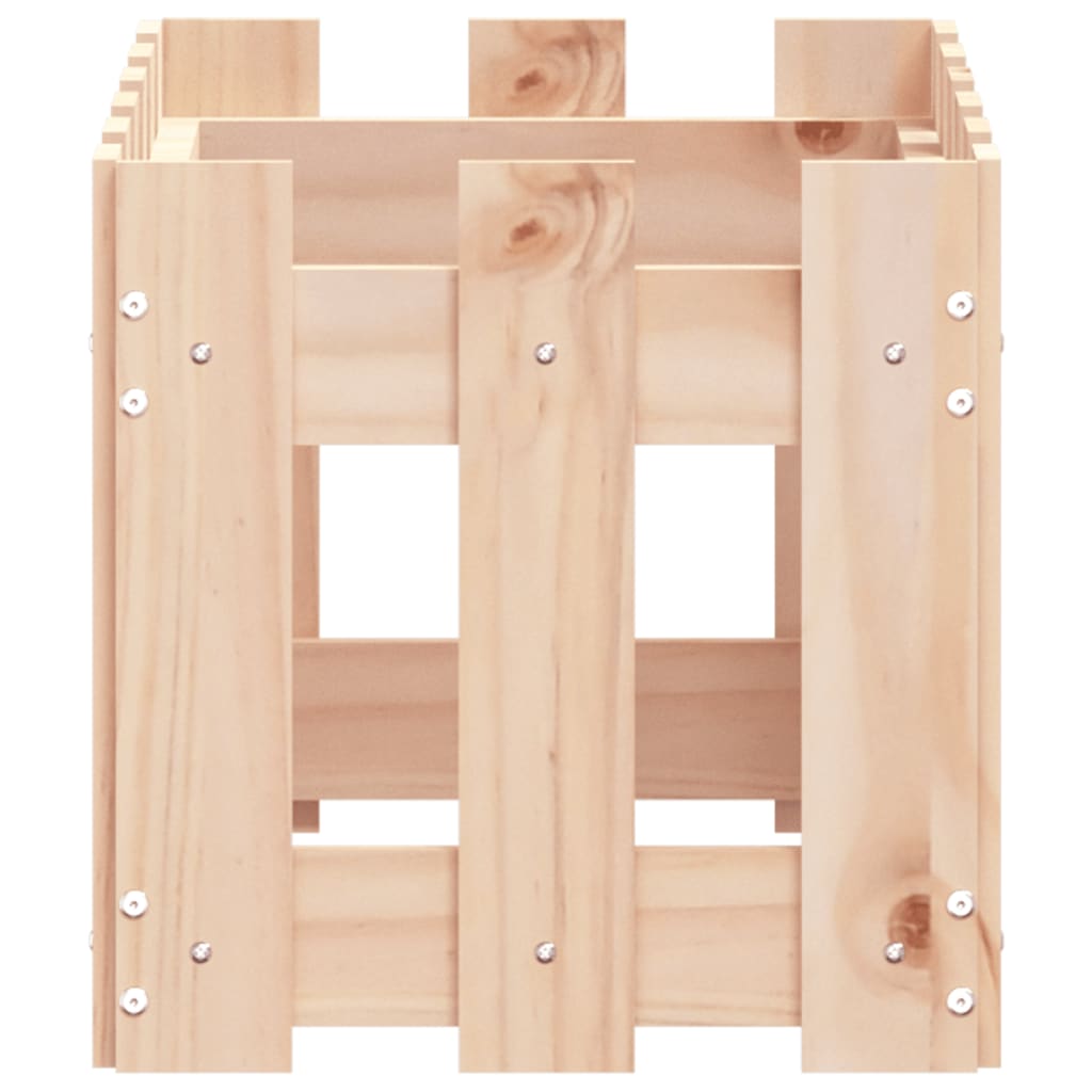 Plantekasse stakit design 60x30x30 cm massivt fyrretræ