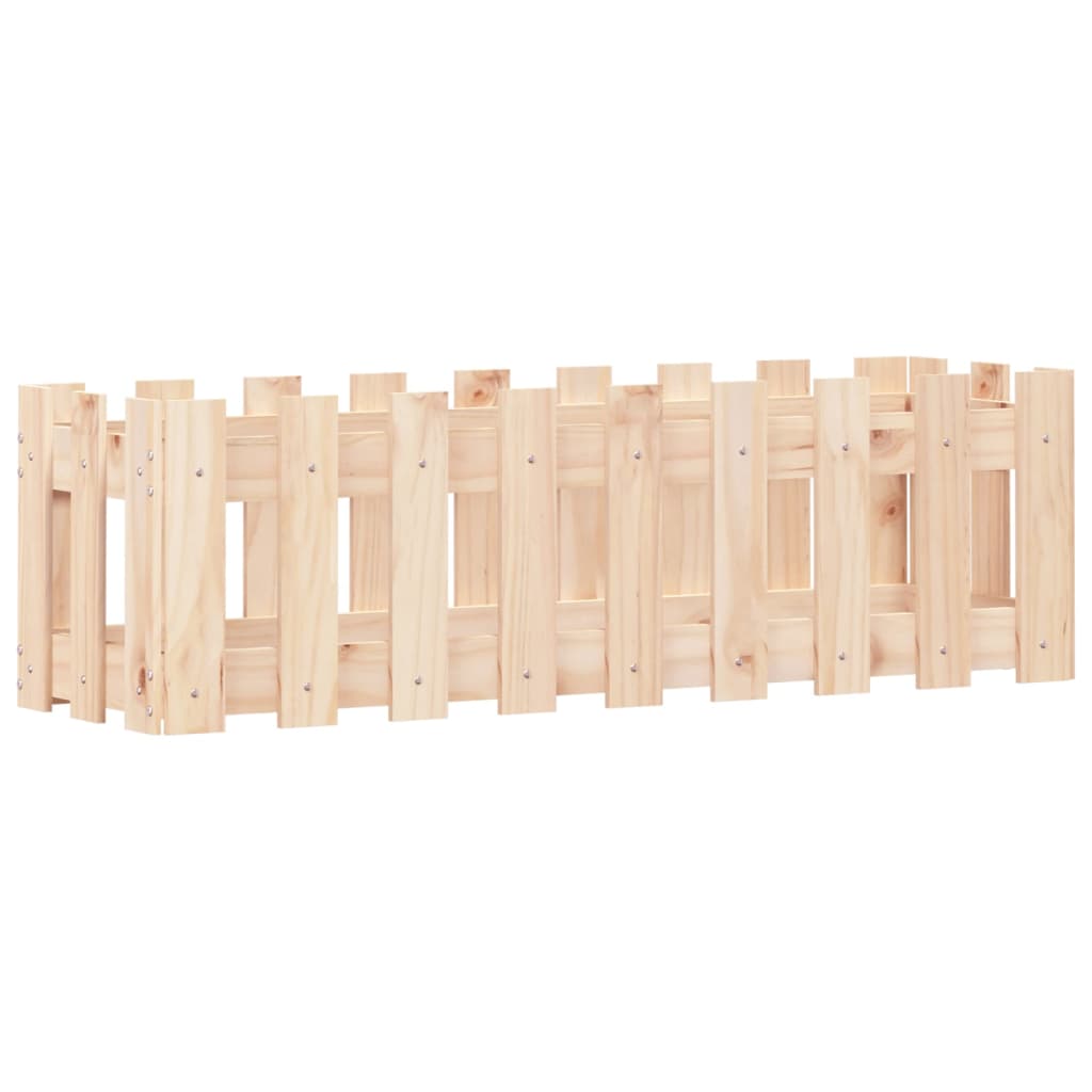 Højsengs stakit design 100x30x30 cm massivt fyrretræ