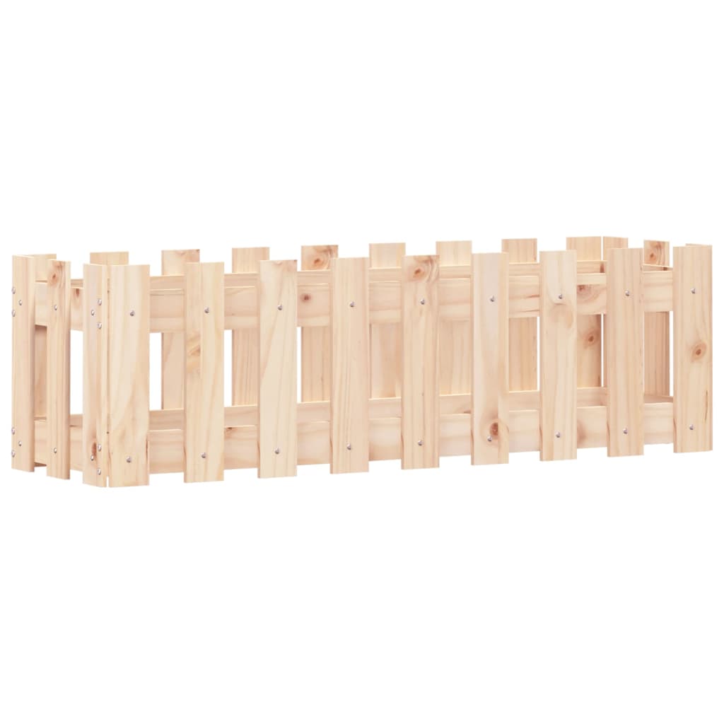 Højsengs stakit design 100x30x30 cm massivt fyrretræ