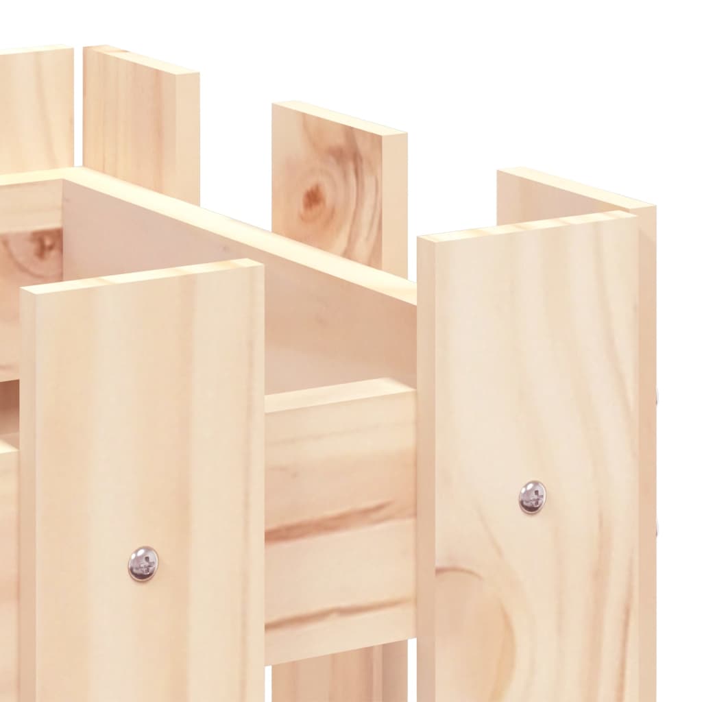 Højsengs stakit design 100x30x30 cm massivt fyrretræ