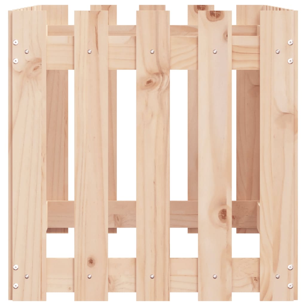 Højsengs stakit design 100x50x50 cm massivt fyrretræ