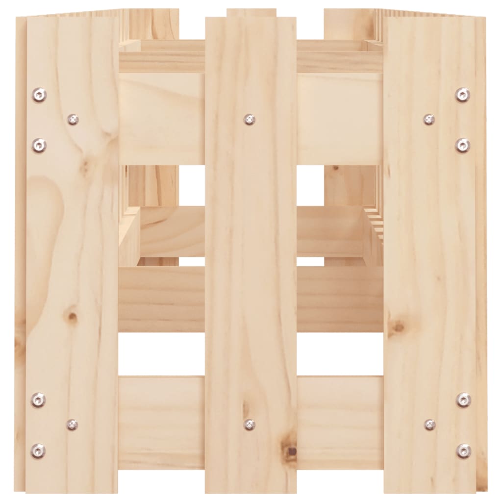Højsengs stakit design 200x30x30 cm massivt fyrretræ