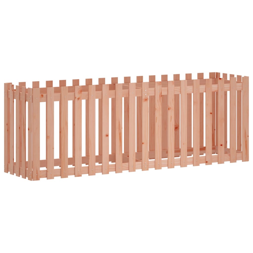 Højsengs hegnsdesign 200x50x70 cm massivt douglasgrantræ