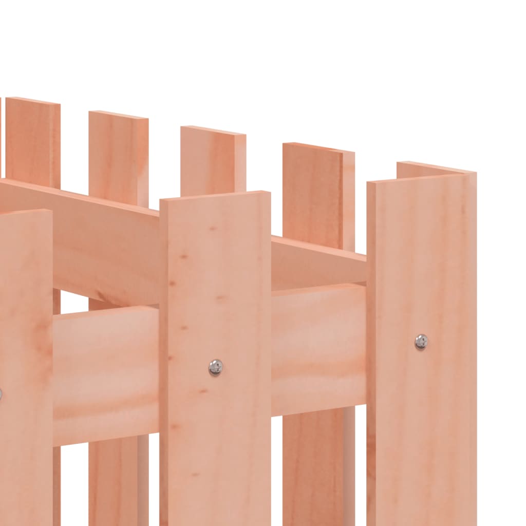 Højsengs hegnsdesign 200x50x70 cm massivt douglasgrantræ