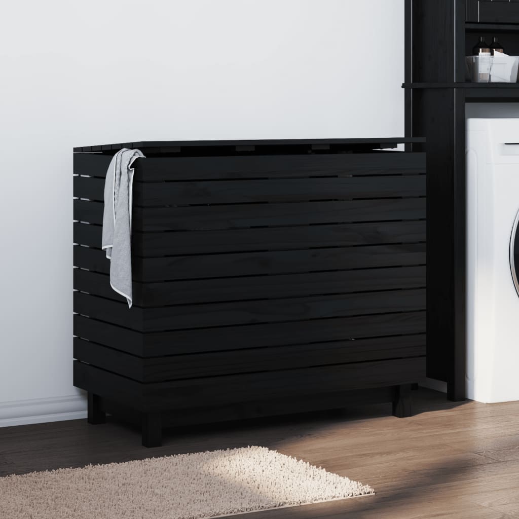 Vaskekasse 88,5x44x76 cm Massiv fyrretræ