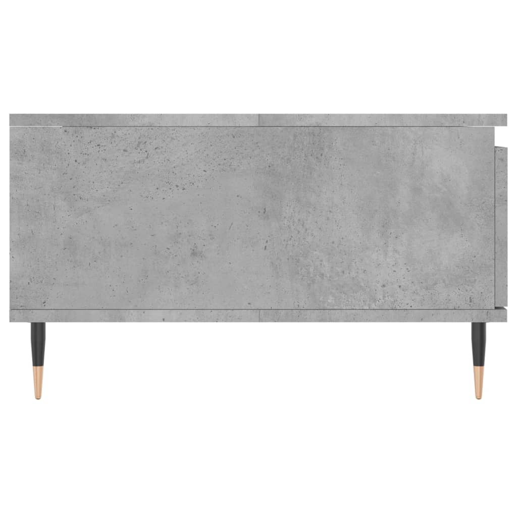 Sofabord betongrå 90x60x35 cm træmateriale